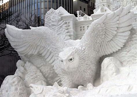 40 Realistic Snow Art Sculptures: Winter Creations – Bored Art