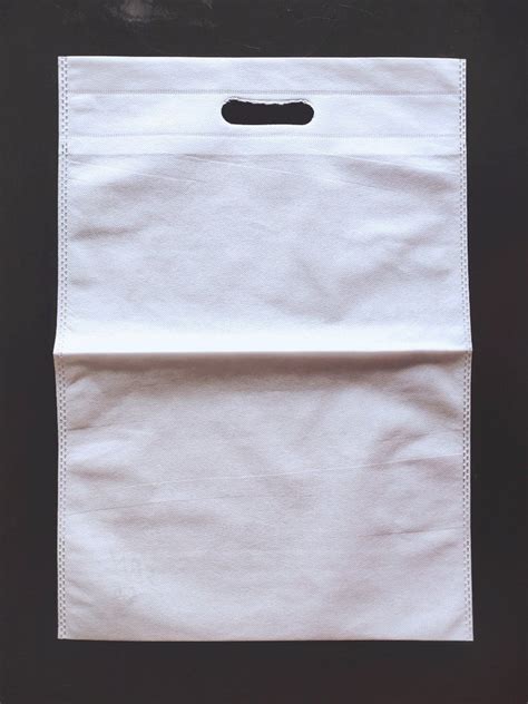 White Plain D Cut Non Woven Bag At Rs 115 Kg Non Woven D Cut Bag In