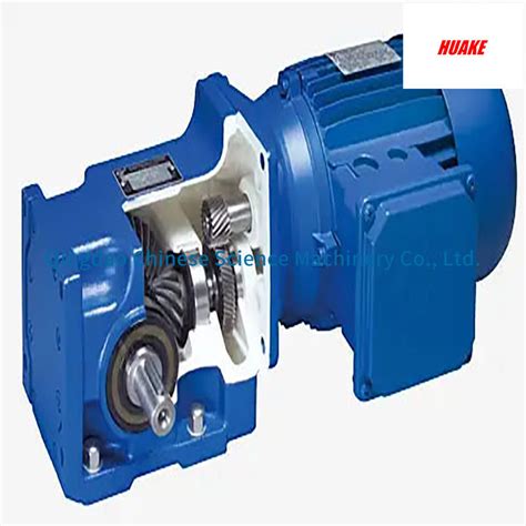 Reducer K Series Helical Bevel Gear With Hard Tooth Surface Horizontal Right Angle And