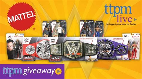 Join Ttpmlive This Week For A Chance To Win Wwe Toys Youtube