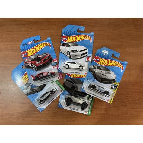 HOT WHEELS FROM M CASE REAL CAR HOT ITEM CHEAP MURAH EK9 TESLA LAMBORGHINI