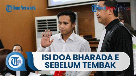 Dalam Keadaan Takut Bharada E Sempat Berdoa Sebelum Tembak Mati