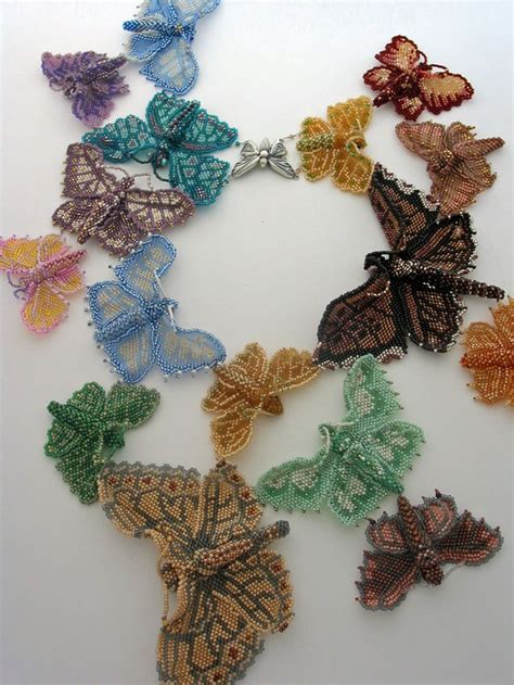 1000 Images About Beaded Butterflies On Pinterest