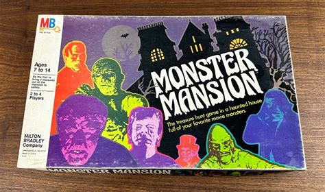 Vintage 1981 Monster Mansion Board Game Complete Etsy