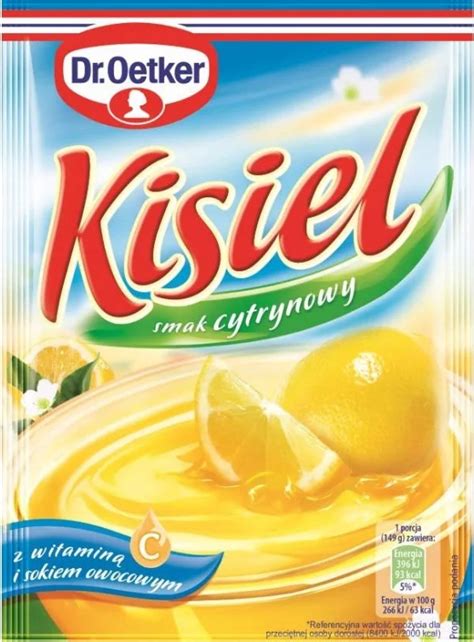 Dr Oetker Kisiel Smak Cytrynowy 38 G 12355509284 Allegro Pl