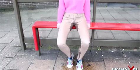 PORNXN Blonde Chessie Kay Walking With Wet Pants Tnaflix