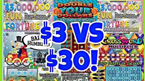 PA LOTTERY FUN FORTUNE BAH HUMBUCKS DOUBLE YOUR DOLLARS CROSSWORD