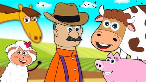 Old Macdonald Had A Farm Nursery Rhymes By Hooplakidz Youtube