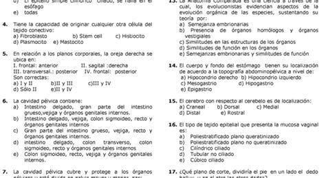 Test de Anatomía Humana