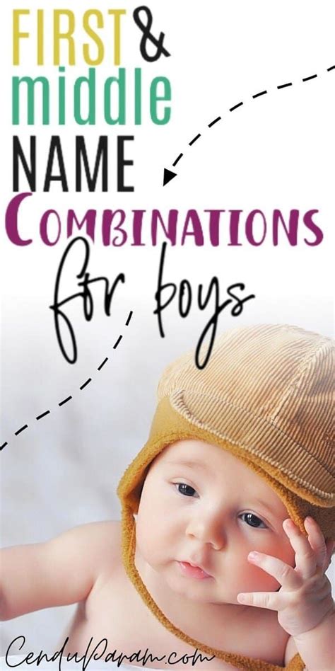 Boy First And Middle Name Combinations That Are Too Cute Baby Boy