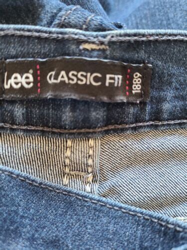 Lee Classic Fit 1889 Dark Blue Women S Pants Jeans Size 8 Medium Ebay