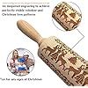 Amazon Christmas Wooden Rolling Pins Deeply Engraved Embossing