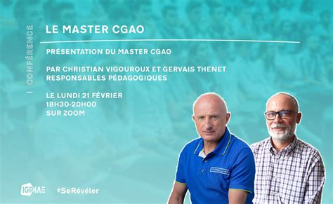 Conférence Présentation du Master CGAO IGR IAE Rennes