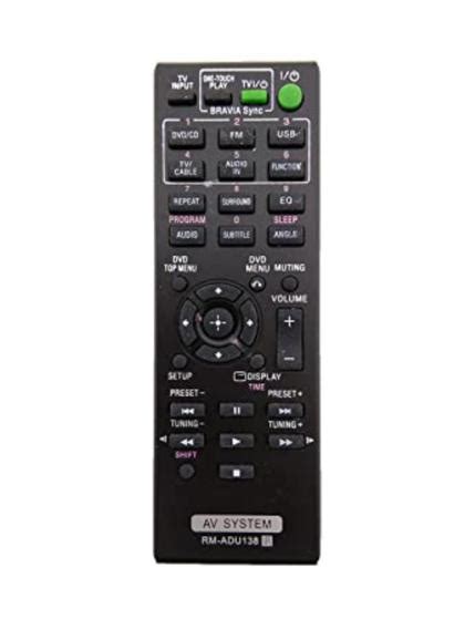 Royalcool Plastic Rm Adu Remote Control For Sony Av System Jiomart