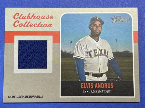 2019 Topps Heritage High Number Clubhouse Collection Relics Patch