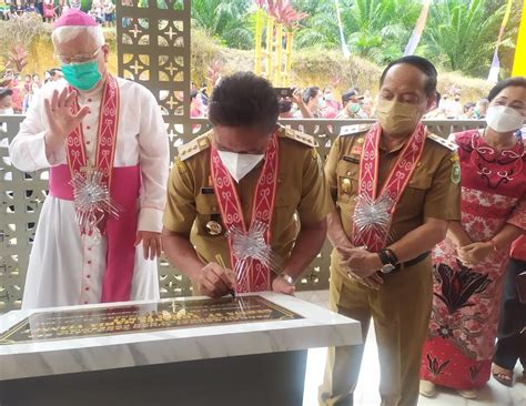 Resmikan Gereja Stasi Jonti Ini Pesan Bupati Sanggau SuaraIndo Id