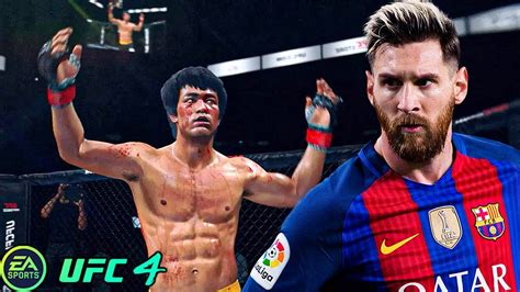 Ufc 4 Bruce Lee Vs Lionel Messi Ea Sports Ufc 4 Youtube