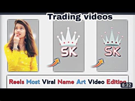 Instagram Reels Viral Name Art Video Editing In Alight Motion Name