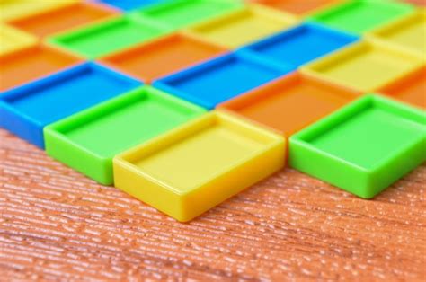 Premium Photo Colorful Plastic Toy Building Blocks Game For Development