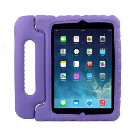 iPad Mini Handle Stand Shock Proof Handle Case For Kids - Purple