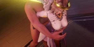 Overwatch Hot Mercy And Tracer Part Tnaflix
