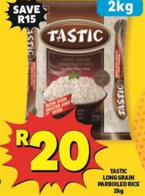 Tastic Long Grain Parboiled Rice Kg Offer At Usave