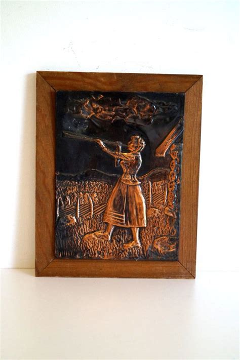 Relief Painting Plaque Engraved Wall Hanging Hand Made Wood Etsy