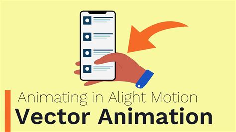 Vector Animation Animating In Alight Motion Youtube