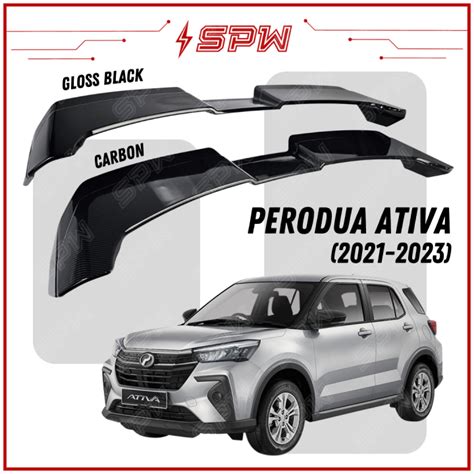 Perodua Ativa Toyota Raize Daihatsu Rocky 2021 To 2023 RS Spoiler