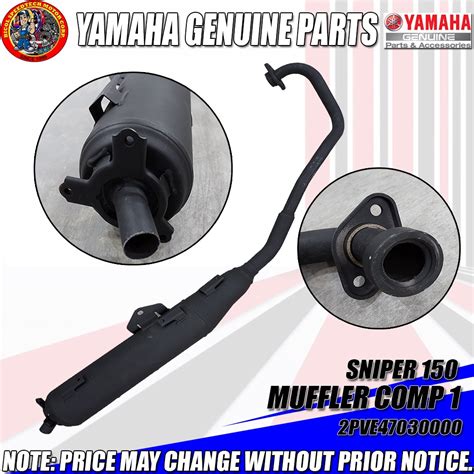 SNIPER 150 MUFFLER COMP 1 YGP Genuine 2PV E4703 00 Shopee