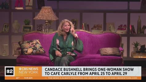 Sex And The City Author Candace Bushnell Starring In One Woman Show