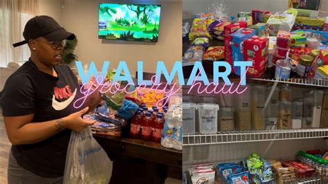 Quick Walmart Grocery Haul Pantry Restock Youtube