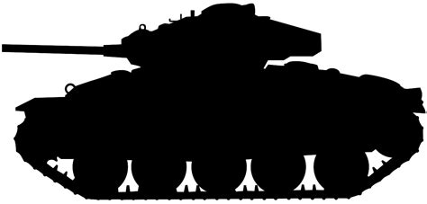 Ww2 Tank Silhouette Free Vector Silhouettes