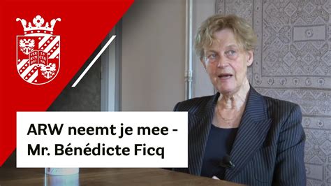 ARW neemt je mee Interview met mr Bénédicte Ficq YouTube