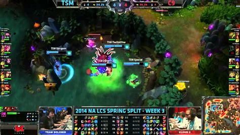 LOL TSM Bjergsen Leblanc VS C9 Hai Zed Highlights YouTube