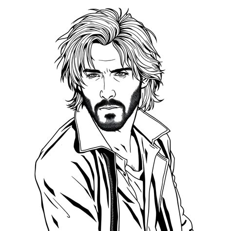 1 Best Keanu Reeves Coloring Pages (Free Printable PDFs)