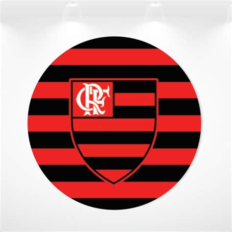 PAINEL REDONDO FLAMENGO 1 3 A 1 5 EM TECIDO Elo7