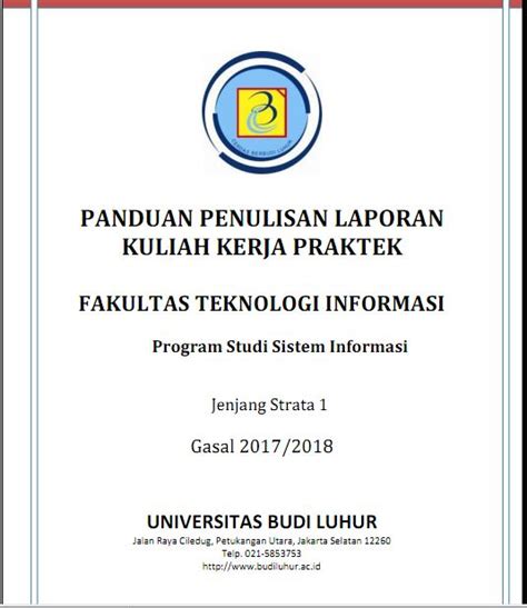 Contoh Laporan Kkp Teknik Informatika Unindra