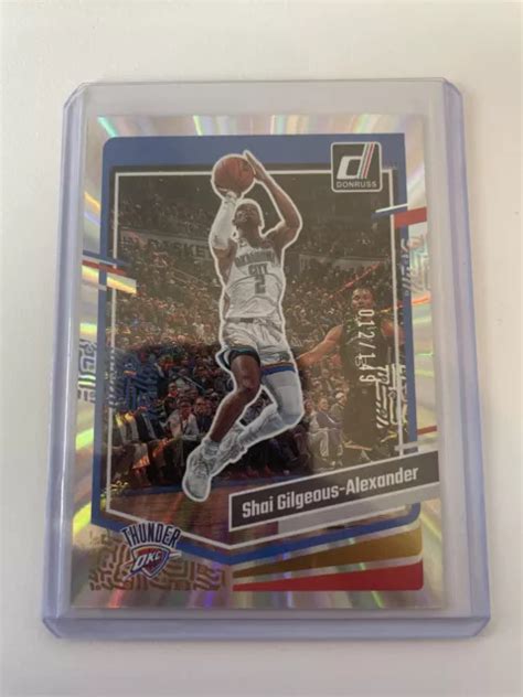 Panini Donruss Basketball Shai Gilgeous Alexander Holo Laser