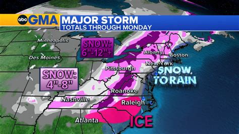 Major Winter Storm Sweeps Across Country Good Morning America