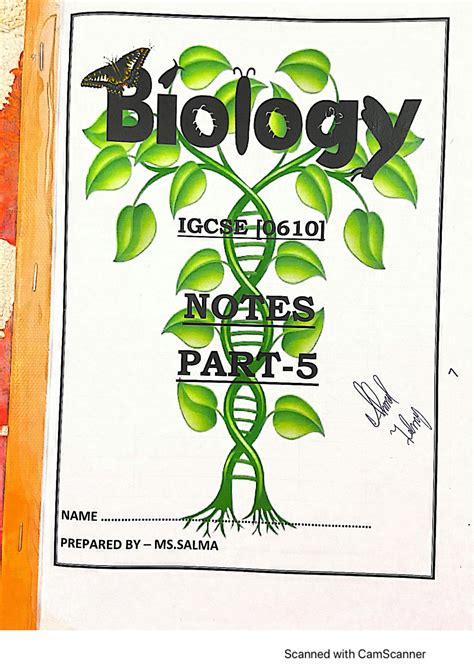 SOLUTION Biology Topics Included 1 Organisms And Their Environment