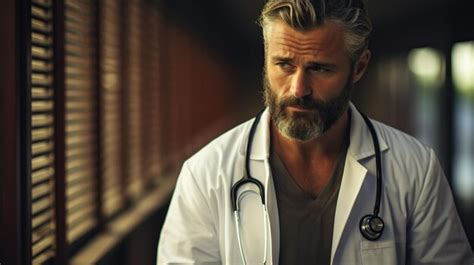 Premium Photo Portrait Of A Mature Doctor