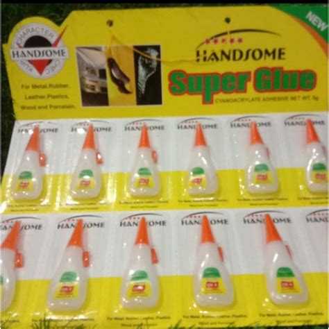 Jual Super Glue Handsome Lem Power Lembaran Shopee Indonesia