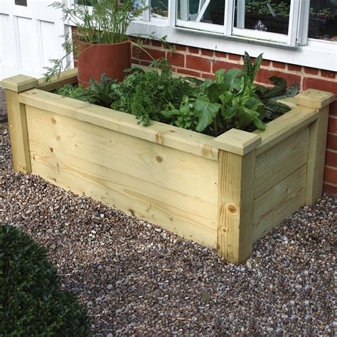 Rectangle Wooden Planters Harrod Horticultural