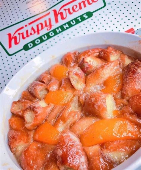 The Sprinkle Factory On Instagram Krispykreme Peach Cobbler Yesss