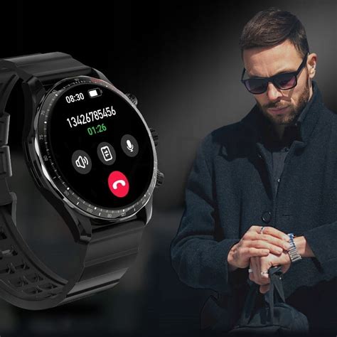 Smartwatch Zegarek M Ski Amoled Wodoodporny Elegancki Rozmowy Sport