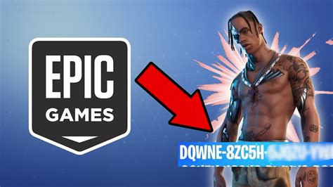 EPIC GAMES SACA CÓDIGOS PARA CONSEGUIR LA SKIN DE TRAVIS SCOTT EN