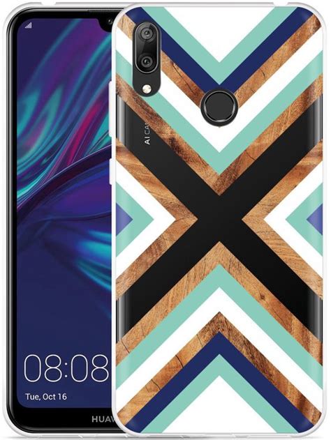 Huawei Y7 2019 Hoesje Wood Art Bol