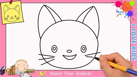 Comment Dessiner Un Chat Facilement Etape Par Etape Pour Enfants 8