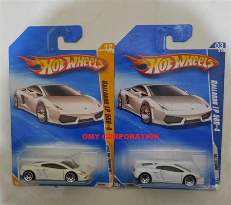 Jual Hot Wheels Hotwheels Set Lamborghini Gallardo LP 560 4 Putih Varian Card HW Premiere Dan HW
